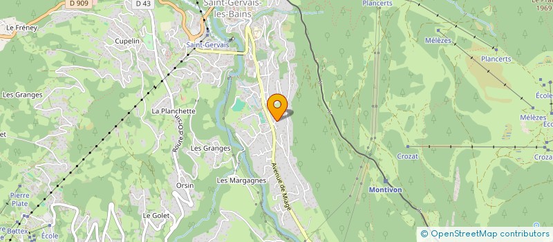 localisation de l'entreprise MADAME KIRSTEEN SUTHERLAND  SAINT-GERVAIS-LES-BAINS