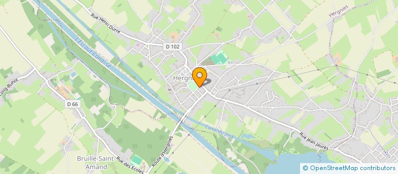 localisation de l'entreprise MADAME KIRSTEN THEEUWS  HERGNIES