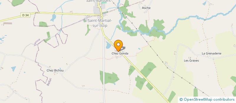 localisation de l'entreprise MADAME KIRSTY-ANNE SERGISON à SAINT-MARTIAL-SUR-ISOP