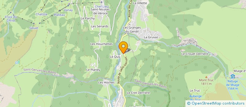 localisation de l'entreprise MADAME KIRSTY MACFARQUHAR  LES CONTAMINES-MONTJOIE