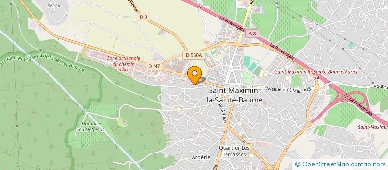 localisation de l'entreprise MADAME KIRUBALINI BALAKRISHNAN à SAINT-MAXIMIN-LA-SAINTE-BAUME