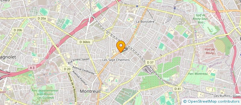 localisation de l'entreprise MADAME KISILYA SEYMOUR à MONTREUIL