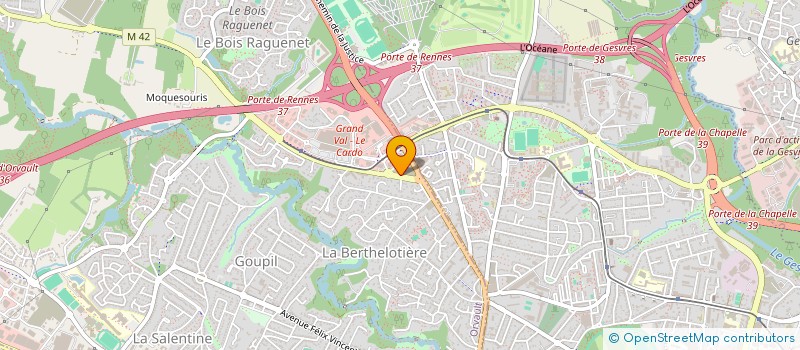 localisation de l'entreprise MADAME KISSEM SOGOYOU BEKEYI à ORVAULT