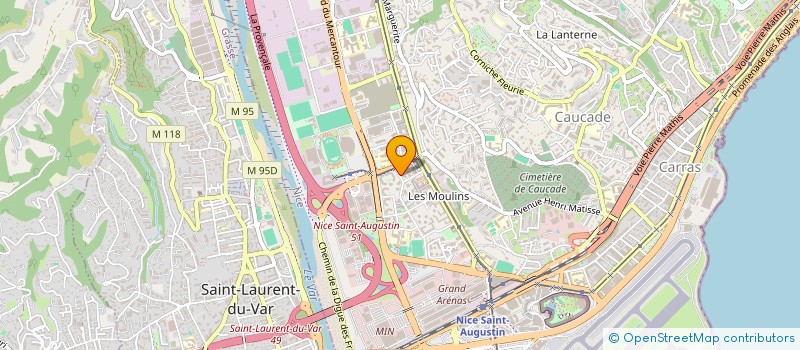 localisation de l'entreprise MADAME KITENKE RODRIGUES AFONSO SANTY à NICE