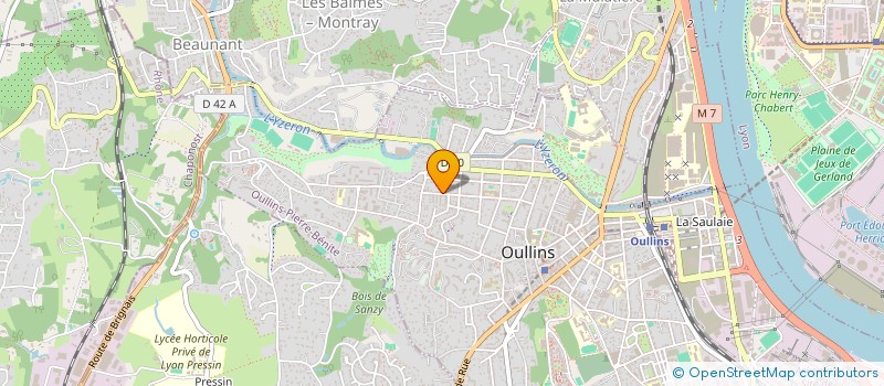 localisation de l'entreprise MADAME KITTY WIJNANDS  OULLINS-PIERRE-BENITE