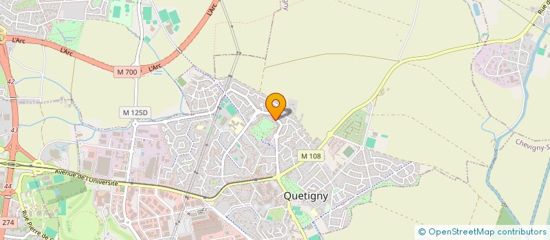 localisation de l'entreprise MADAME KIWI RENARD  QUETIGNY