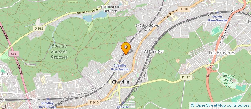 localisation de l'entreprise MADAME KLARA BARTOSKOVA à CHAVILLE