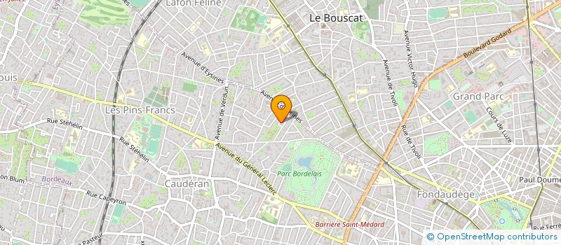 localisation de l'entreprise MADAME KLARA BROECKX à BORDEAUX