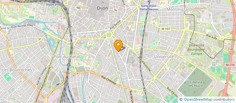 localisation de l'entreprise MADAME KLARA CHRISTENSEN  DIJON