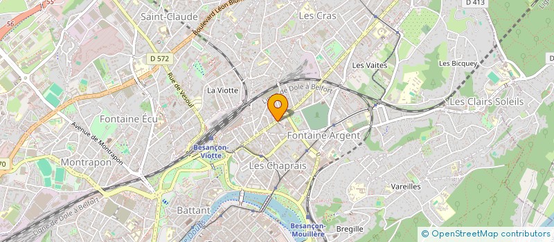 localisation de l'entreprise MADAME KLARA CUSSEAU à BESANCON