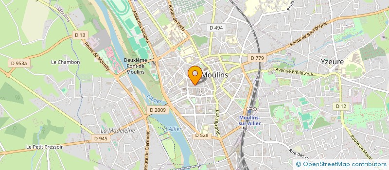 localisation de l'entreprise MADAME KLARA LUNTE à MOULINS