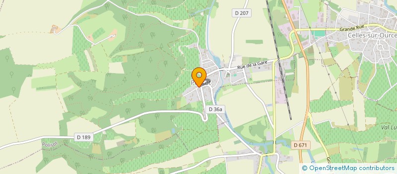 localisation de l'entreprise MADAME KLARA PEUVOT  POLISOT