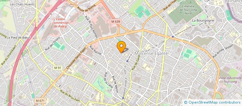 localisation de l'entreprise MADAME KLARA VANDENHEEDE-GUINY  TOURCOING