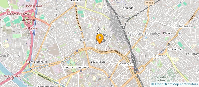 localisation de l'entreprise MADAME KLARYS DELCHET à TOULOUSE