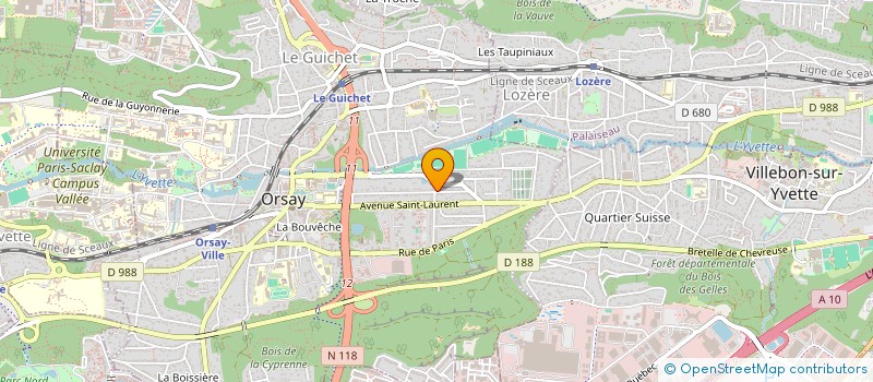 localisation de l'entreprise MADAME KLASIENTJE FEDDEMA à ORSAY