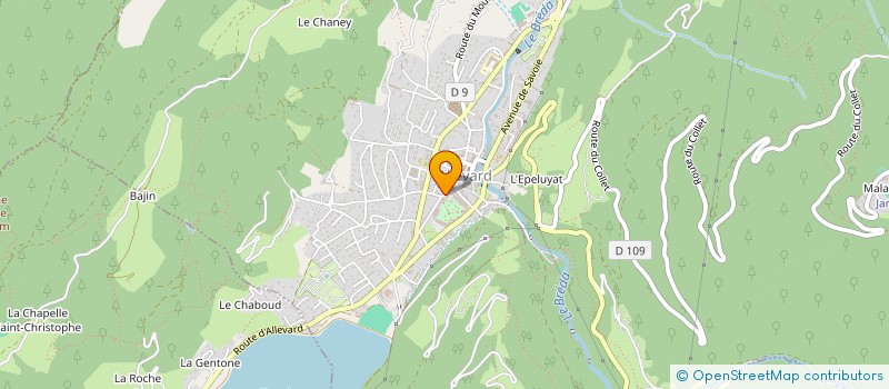 localisation de l'entreprise MADAME KLAUDIA WOJCIK  ALLEVARD