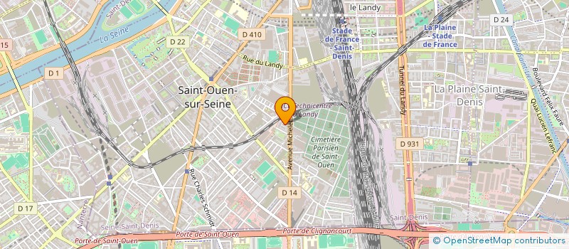 localisation de l'entreprise MADAME KLAUDIJA JUKIC à SAINT-OUEN-SUR-SEINE