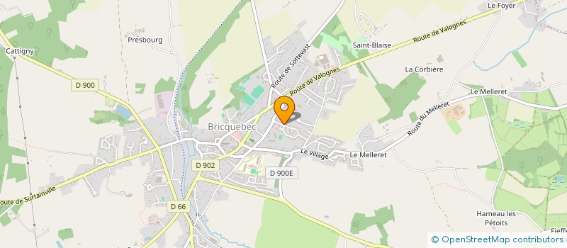 localisation de l'entreprise MADAME KLEINE ANNE à BRICQUEBEC-EN-COTENTIN