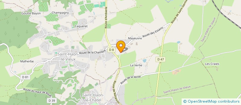 localisation de l'entreprise MADAME KLELIA MAZOYON  SAINT-HAON-LE-VIEUX