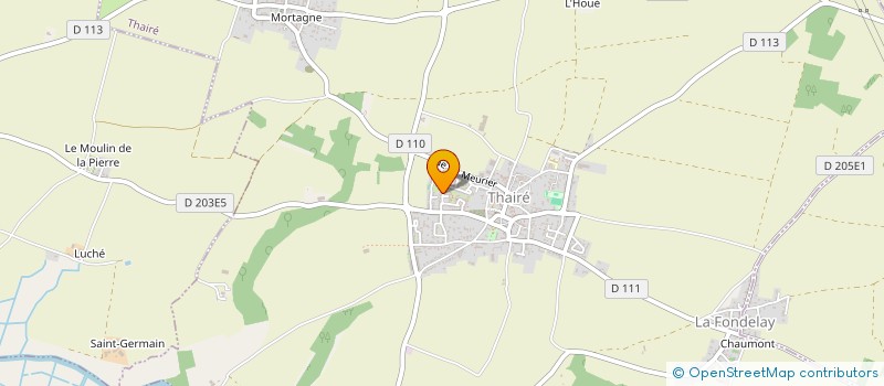 localisation de l'entreprise MADAME KLERVY JOLIVET  THAIRE