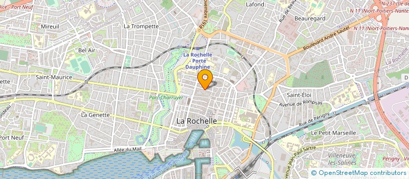 localisation de l'entreprise MADAME KLOE WAWRZINEK  LA ROCHELLE