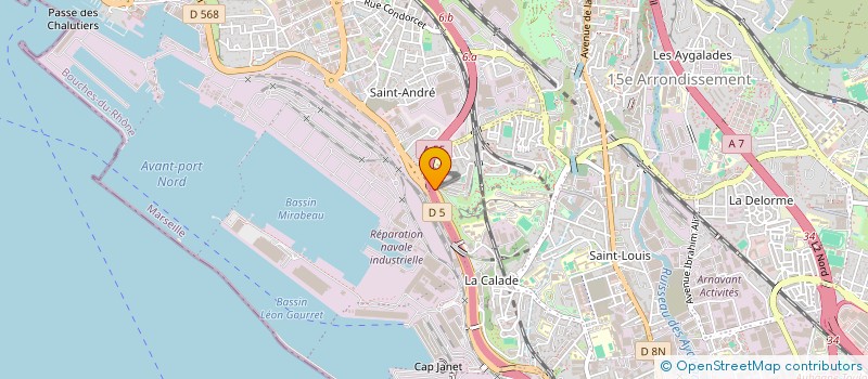 localisation de l'entreprise MADAME KNAIDIL HAJRI à MARSEILLE