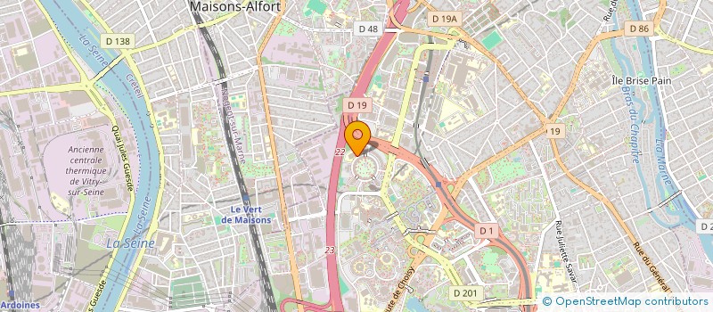 localisation de l'entreprise MADAME KODOUM GNIMASSOUN  CRETEIL