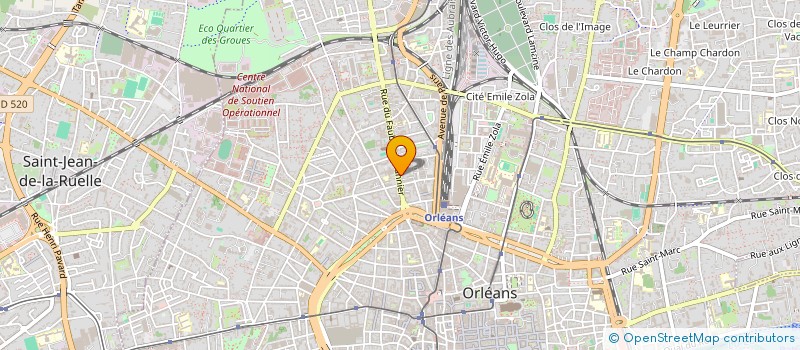 localisation de l'entreprise MADAME KOEU-TIEN LIEBEAUX à ORLEANS