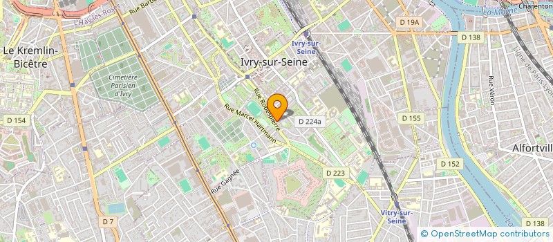 localisation de l'entreprise MADAME KOHANE L'ELHA  IVRY-SUR-SEINE