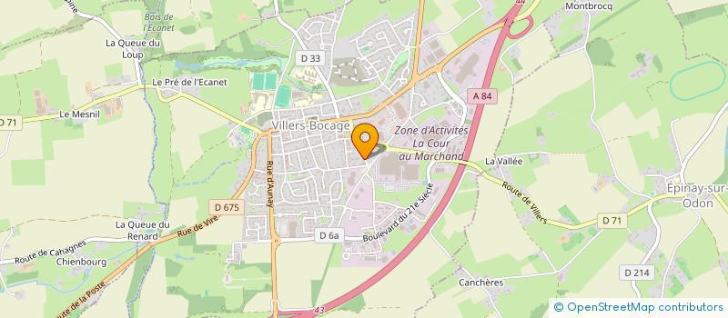 localisation de l'entreprise MADAME KOLEEN GUILLAUME  GRANVILLE