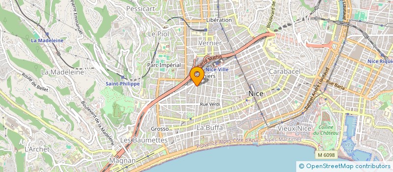 localisation de l'entreprise MADAME KOLSOUM MADAD à NICE