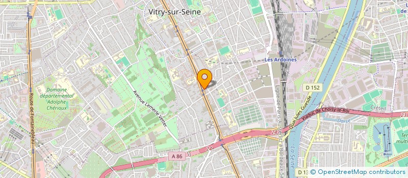 localisation de l'entreprise MADAME KOMIN AKA à VITRY-SUR-SEINE