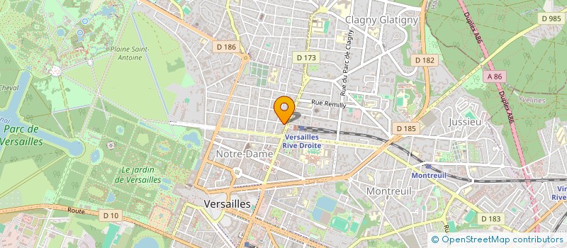 localisation de l'entreprise MADAME KONCHANOK SUWANRO à VERSAILLES