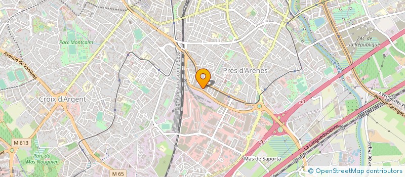 localisation de l'entreprise MADAME KONGSENG CHANCHOM à MONTPELLIER