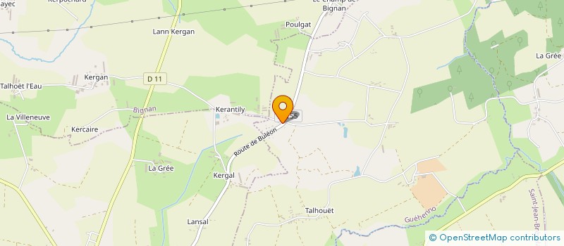 localisation de l'entreprise MADAME KONSTANTINA KYRIAKI  GUEHENNO