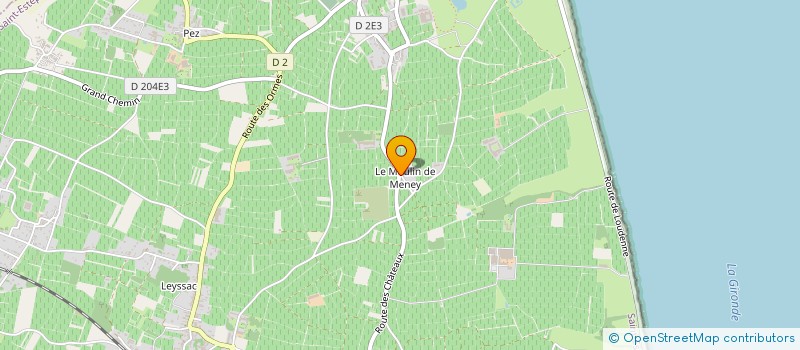 localisation de l'entreprise MADAME KORALIE CHARBONNIER  SAINT-ESTEPHE