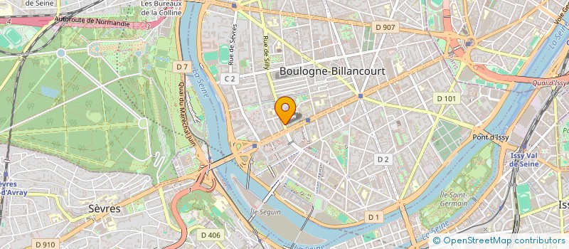 localisation de l'entreprise MADAME KORALIE CORNET  BOULOGNE-BILLANCOURT