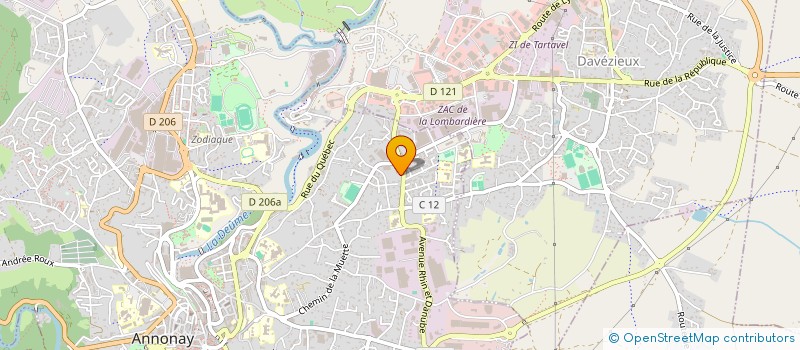 localisation de l'entreprise MADAME KOROTIMI BARRO  ANNONAY