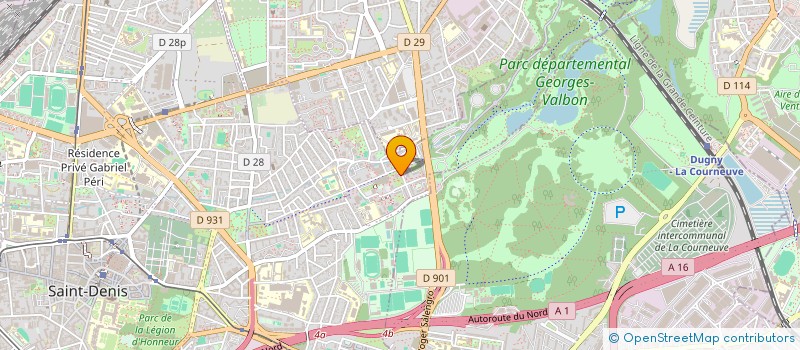 localisation de l'entreprise MADAME KOROTOUMOU DIALLO  SAINT-DENIS