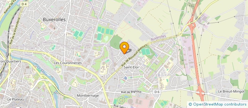 localisation de l'entreprise MADAME KOS DZOSSOU-AFANLETE  BUXEROLLES