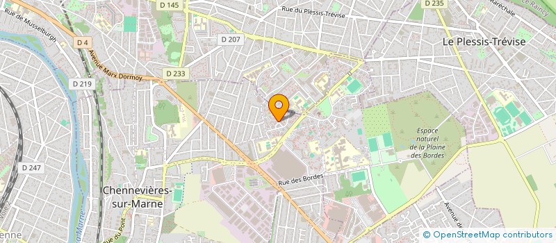 localisation de l'entreprise MADAME KOSSIWA AMOUZOU  CHENNEVIERES-SUR-MARNE