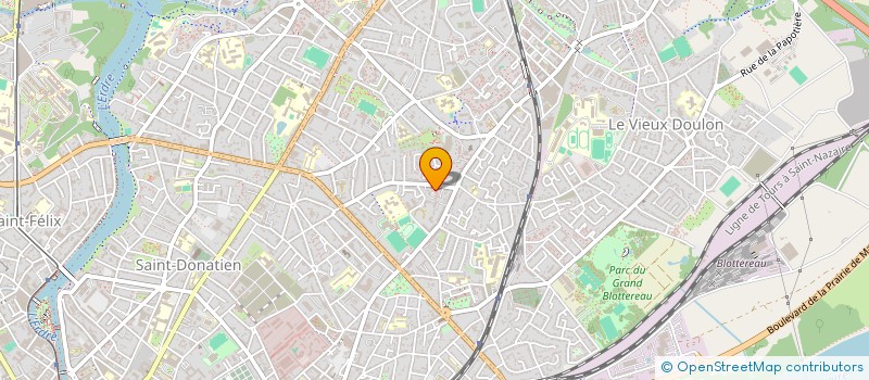 localisation de l'entreprise MADAME KOSSIWOA DOUHADJI à NANTES