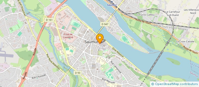 localisation de l'entreprise MADAME KOUA MARIE-LOUISE KOUAO DE BLAISE  SAUMUR