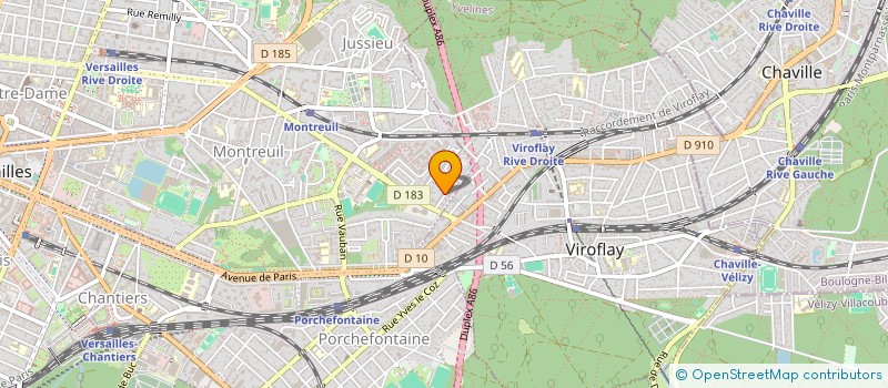 localisation de l'entreprise MADAME KOUASSINA TOUVOLI à VERSAILLES