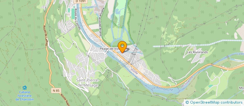 localisation de l'entreprise MADAME KOUATCHI KOUASSI  VIZILLE