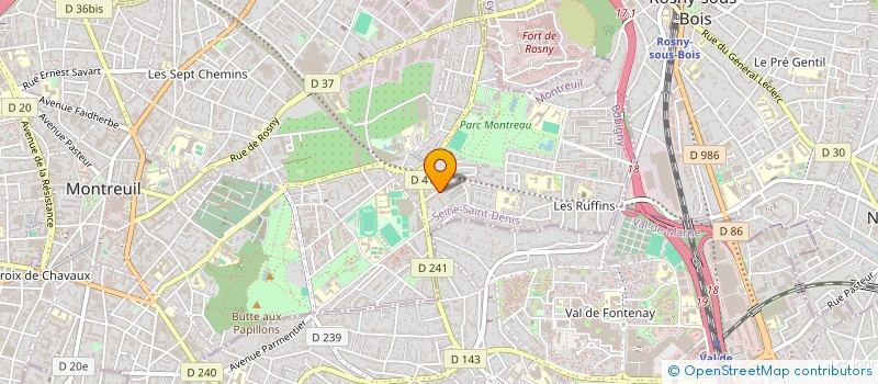 localisation de l'entreprise MADAME KOUDIEJE TRAORE à MONTREUIL