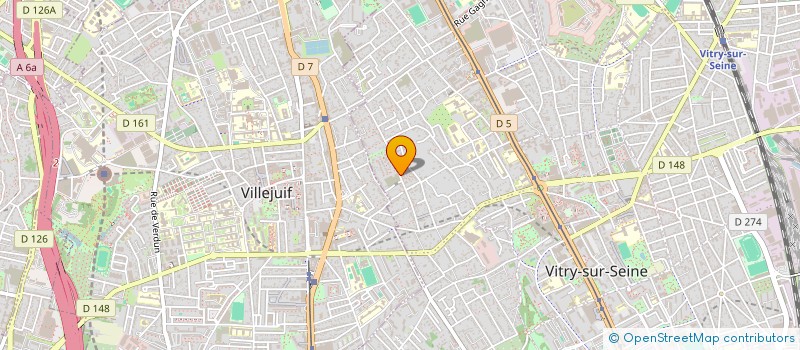 localisation de l'entreprise MADAME KOULTHOUMI ALI  VITRY-SUR-SEINE