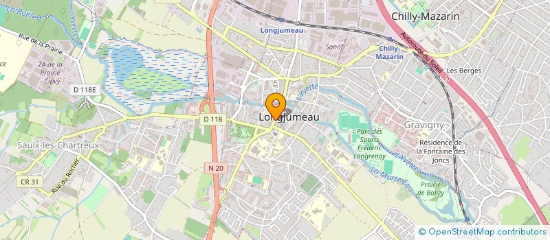localisation de l'entreprise MADAME KOUMBA CISSOKO à LONGJUMEAU