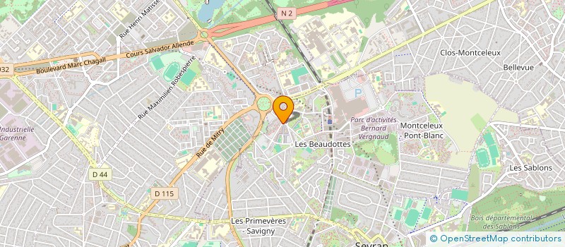 localisation de l'entreprise MADAME KOUMBA FOMBA  SEVRAN