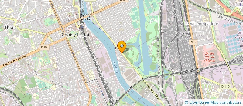 localisation de l'entreprise MADAME KOUMBA KONARE  CHOISY LE ROI